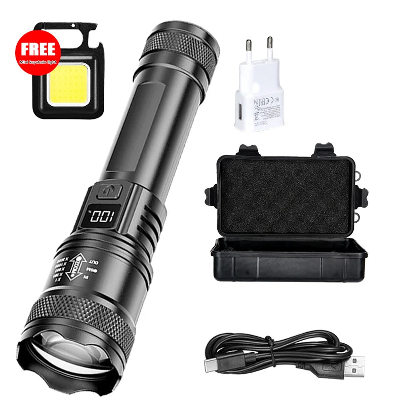 Ultra Bright Rechargeable LED Flashlight
