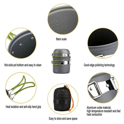 Ultralight Camping Pot Set