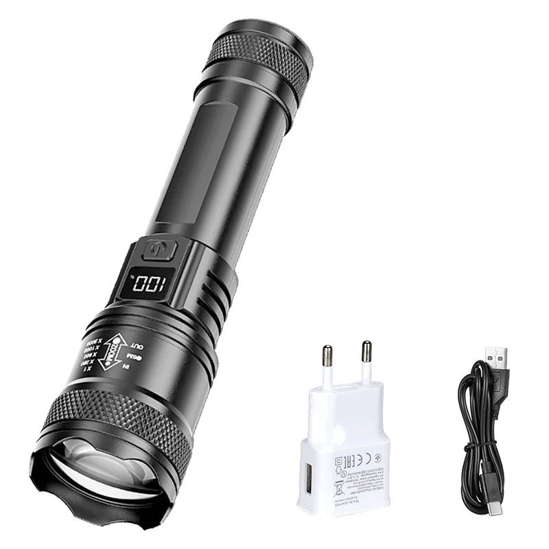 Ultra Bright Rechargeable LED Flashlight