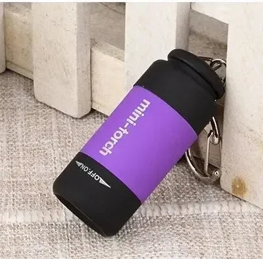 USB rechargeable keychain LED flashlight