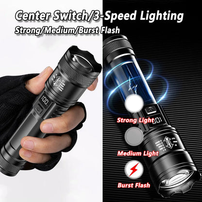Ultra Bright Rechargeable LED Flashlight