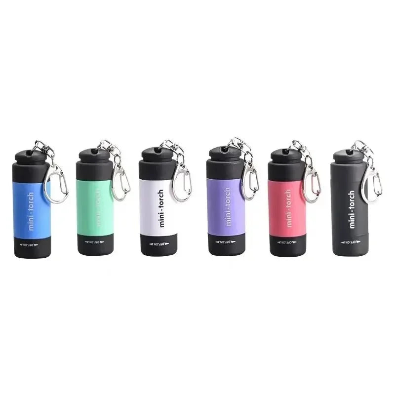 USB rechargeable keychain LED flashlight