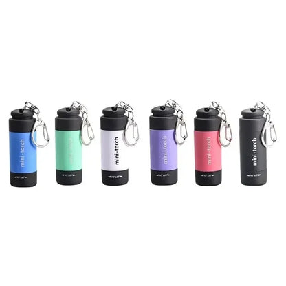 USB rechargeable keychain LED flashlight