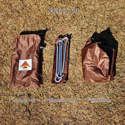 Stove Windbreak Camping Windshield
