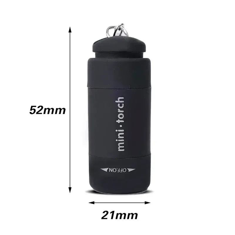USB rechargeable keychain LED flashlight