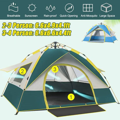 Travel Family Rainproof Windproof 1-4 people Tent