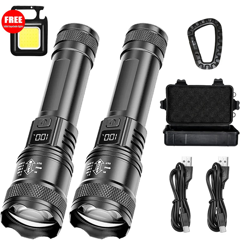 Ultra Bright Rechargeable LED Flashlight