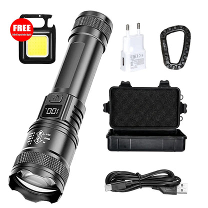Ultra Bright Rechargeable LED Flashlight