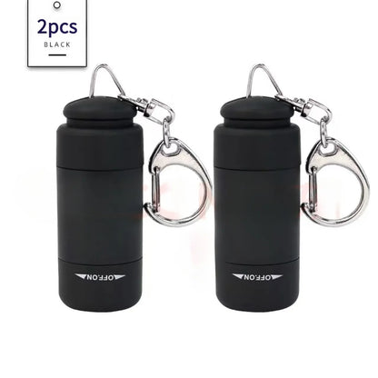 USB rechargeable keychain LED flashlight