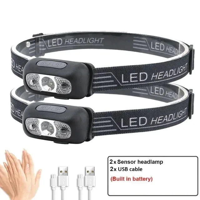 Mini LED Outdoor Waterproof Camping Headlamp