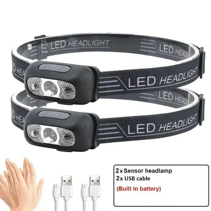 Mini LED Outdoor Waterproof Camping Headlamp