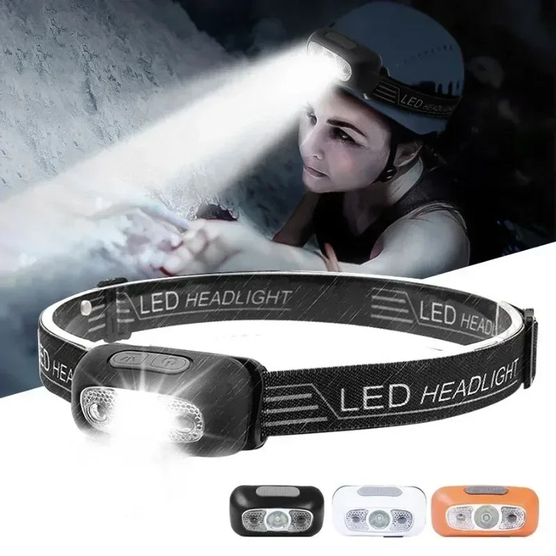 Mini LED Outdoor Waterproof Camping Headlamp